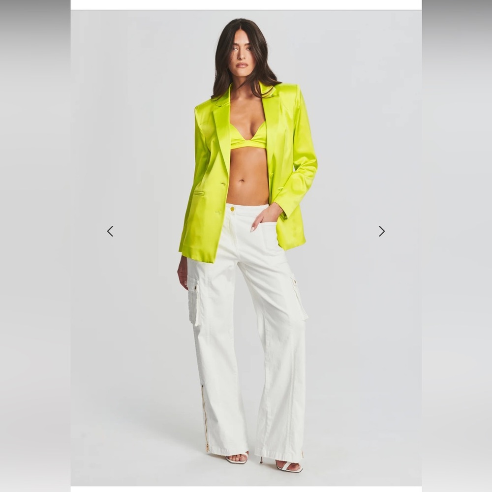 SER.O.YA Neon Yellow Blazer